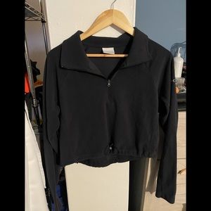 Columbia cropped fleece sweater